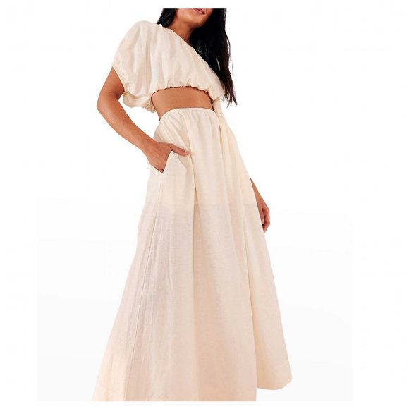 🥭 FARM Rio One-Shoulder Cutout Maxi Dress - Picture 2 of 16